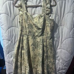 NWT Tie back fit and flare mini dress